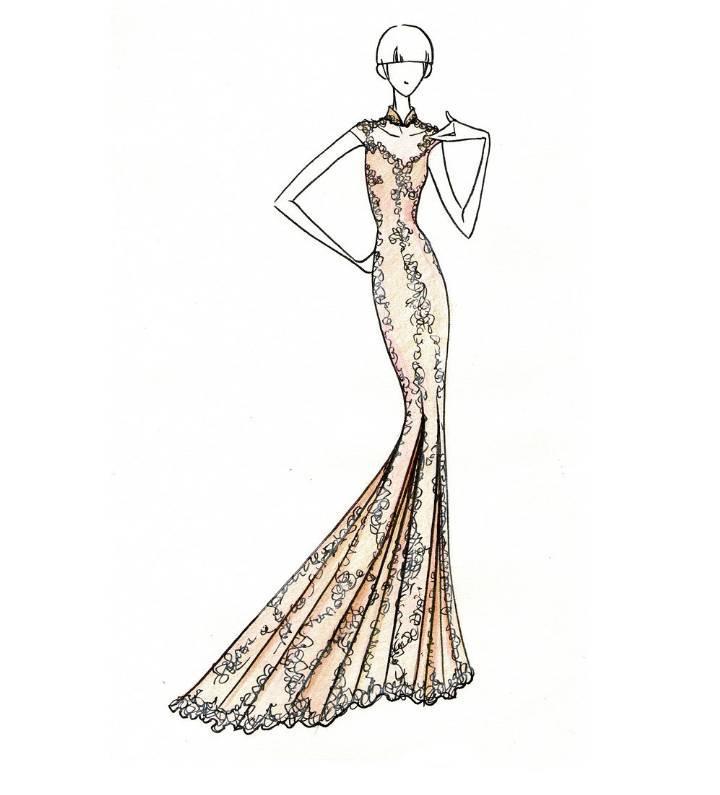 婚紗手稿 從靈感到成衣的設計藝術